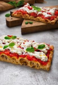 pizza e fotografia del cibo